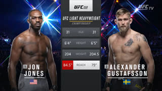 Джон Джонс vs Александр Густафссон 2 - Полный бой