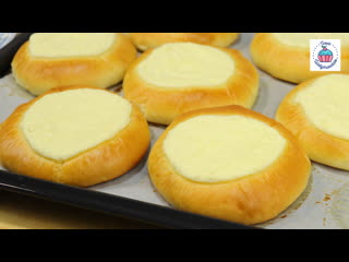 Ватрушки с творогом: тесто ночное на кефире, с ним ватрушки мягкие и воздушные